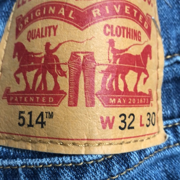 Levi's Men's 514 Straight Fit Stretch Jean 30 inch Length New With Tags Size 38 - Picture 2 of 5